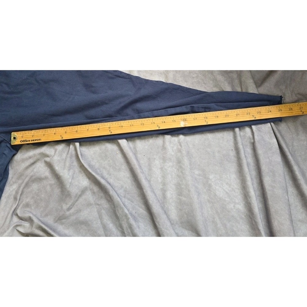 Frank & Eileen Women's Size 10 Blue Cotton Raw Hem Cropped Wicklow Chino Pants - Picture 7 of 9